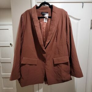 Studio by Torrid Refined Crepe Classic Long Line Blazer Size 4X  NWT